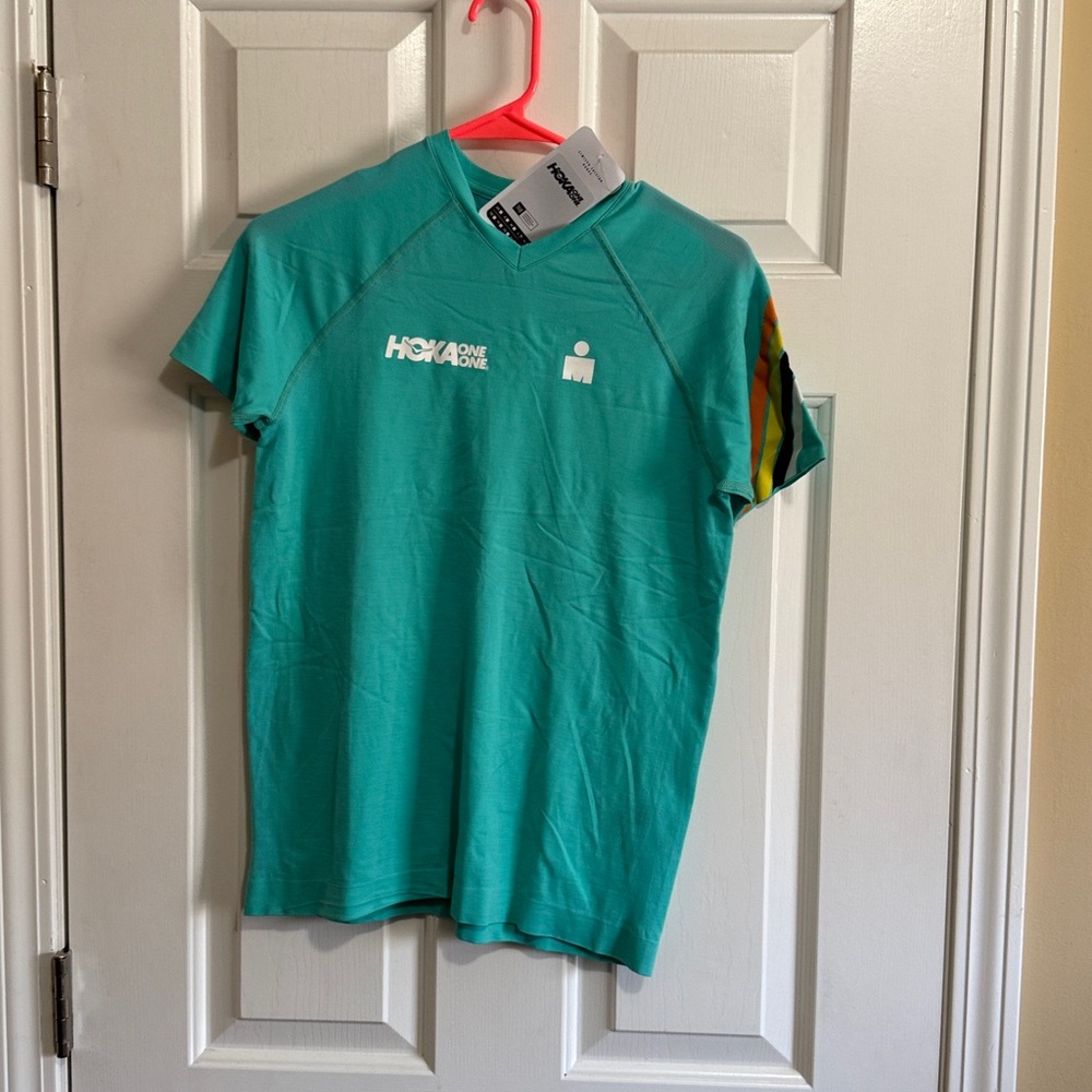Hoka One One x Ironman Training Tshirt - Sunset Blue